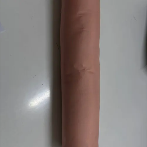 Подушка валик №8578 Naturale Line 19-1217 Chocolate Perla (бязь) Наповнення кульки поліестерол УЦІНКА  - 2