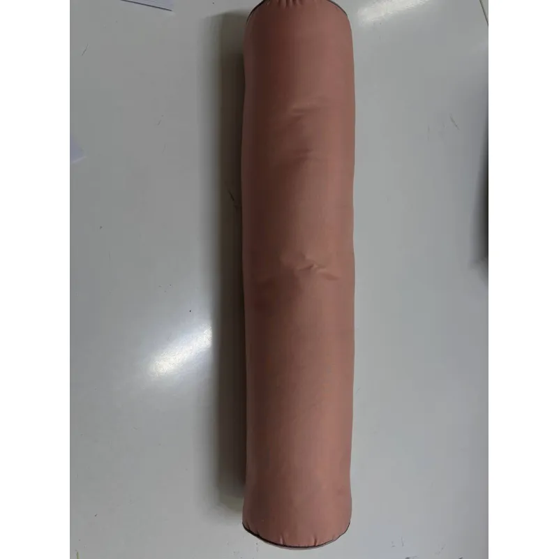Подушка валик №8578 Naturale Line 19-1217 Chocolate Perla (бязь) Наповнення кульки поліестерол УЦІНКА  - 1