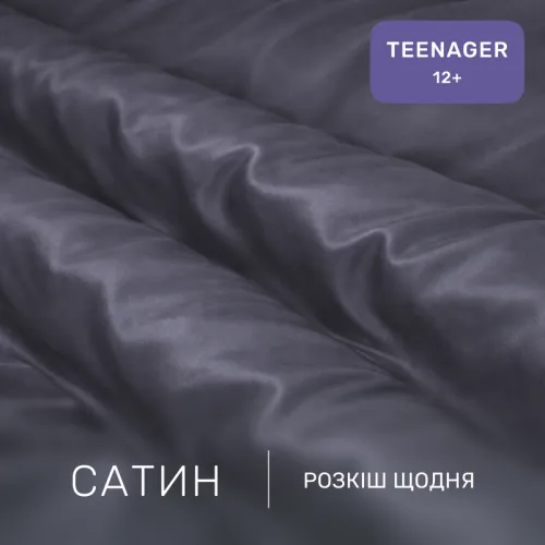 Комплект постельного белья Сатин TEENAGER 0240 Iron grey - 2