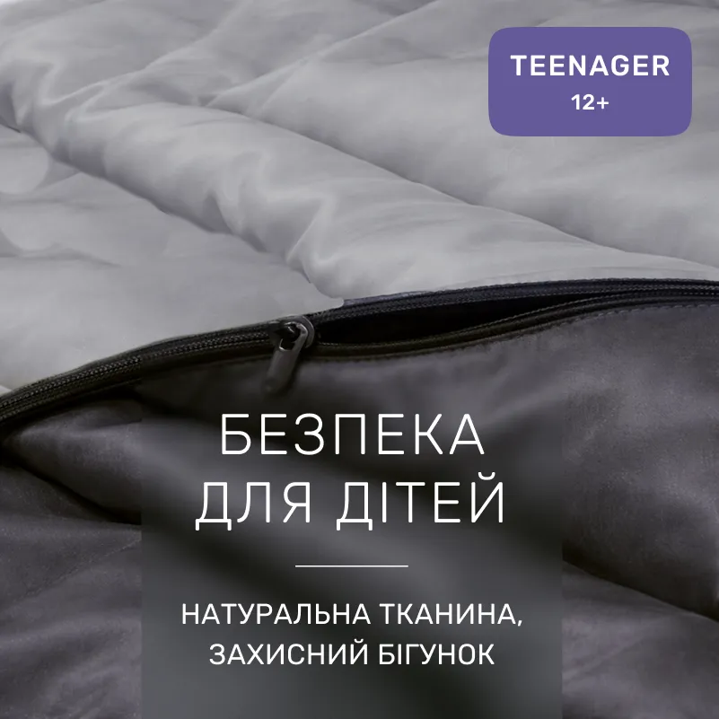 Комплект постельного белья Сатин TEENAGER Smoke 0251+0240 - 2