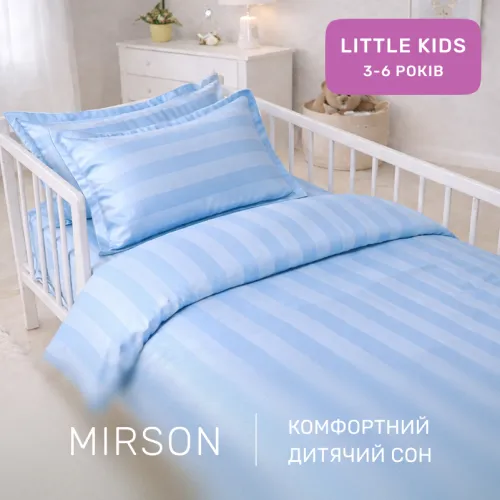 Комплект постельного белья Сатин LITTLE KIDS Satin Jacquard "Valentino" - 4