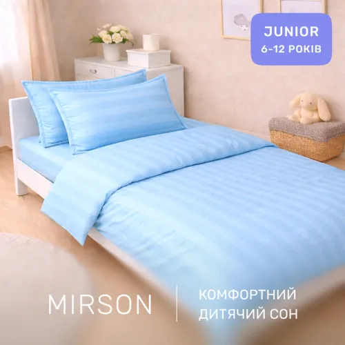 Комплект постельного белья Сатин JUNIOR Satin Jacquard "Valentino" - 4