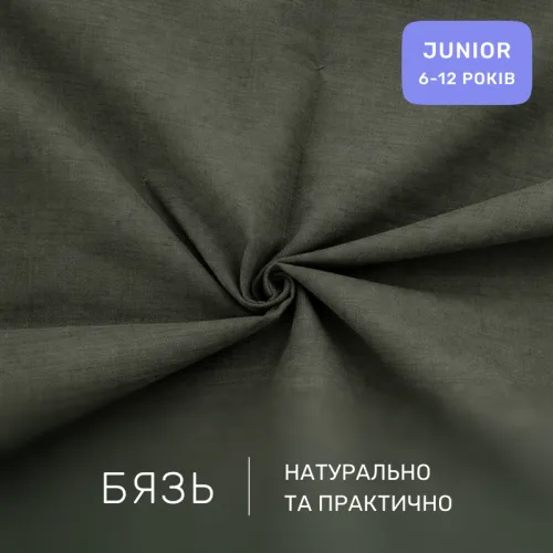 Комплект постельного белья Бязь JUNIOR 16-7000 Green Grey - 2
