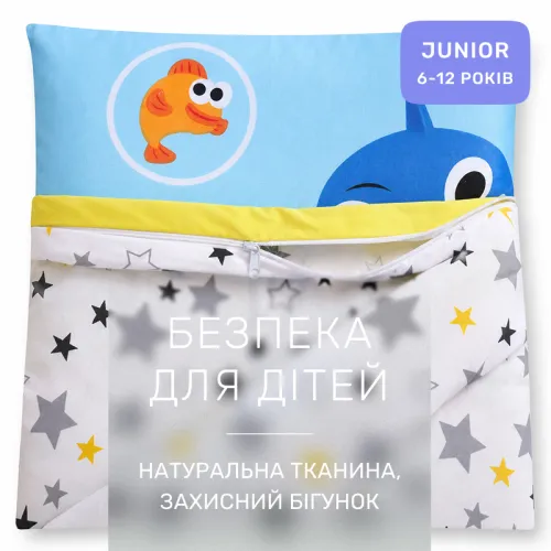 Комплект постельного белья Ranforce Elite JUNIOR 17-0522 Sharks are fun - 3