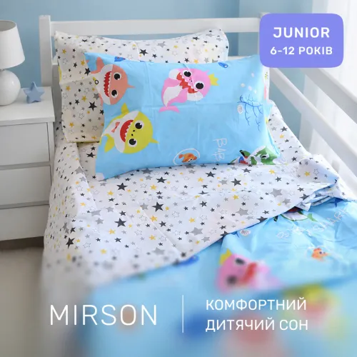 Комплект постельного белья Ranforce Elite JUNIOR 17-0522 Sharks are fun - 4