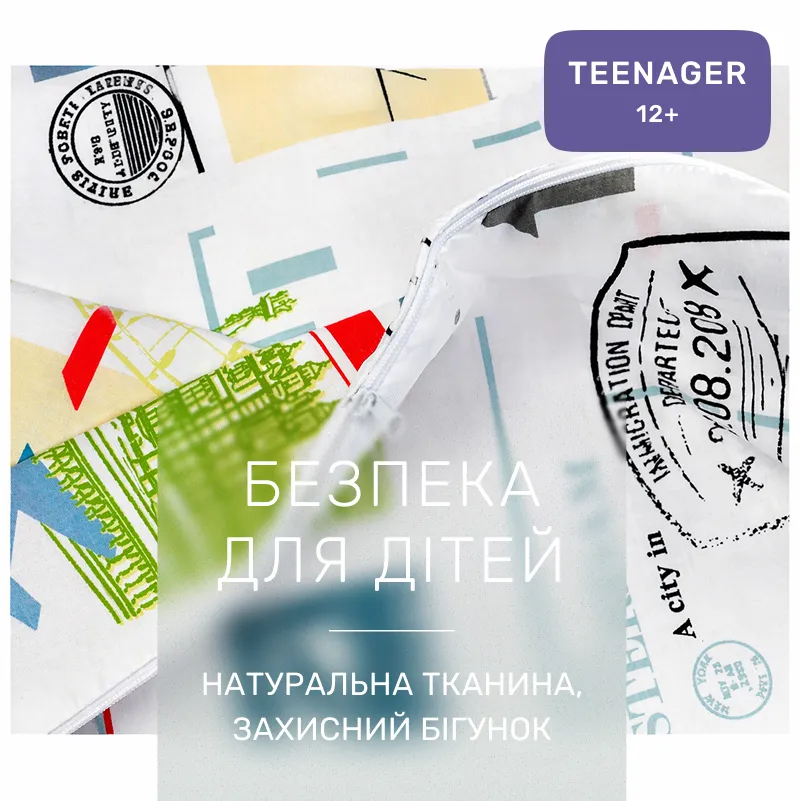 Комплект постельного белья Ranforce Elite TEENAGER 17-0592 New-York - 2
