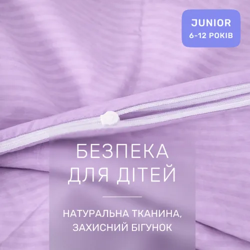 Комплект постельного белья Ranforce Elite JUNIOR 17-0618 Stripe Purple - 3