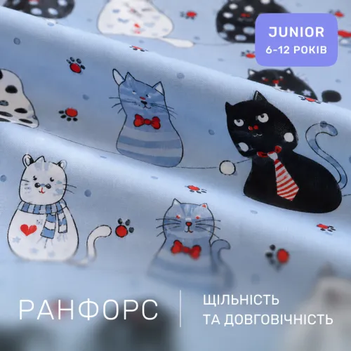 Комплект постільної білизни Ranforce Elite JUNIOR 17-0671 With Love, Cats - 2