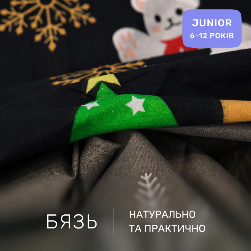 Комплект постельного белья Бязь JUNIOR 17-0678 Frosty Fun - 1