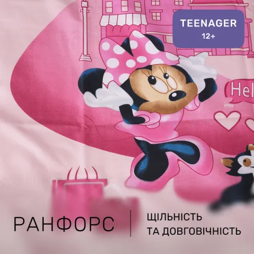 Комплект постельного белья Ranforce Elite TEENAGER 17-0703 Hello Minnie - 2