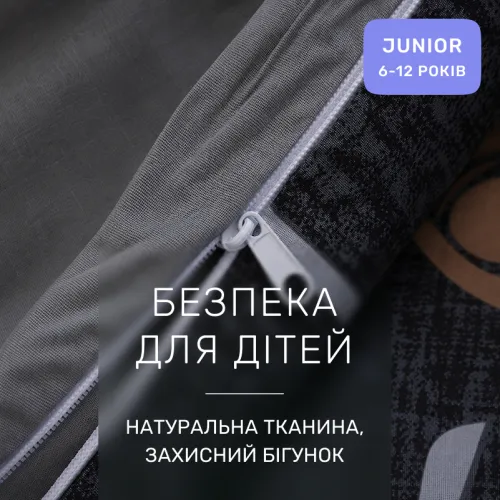 Комплект постельного белья Ranforce Elite JUNIOR 17-0706 Silver Petals - 3