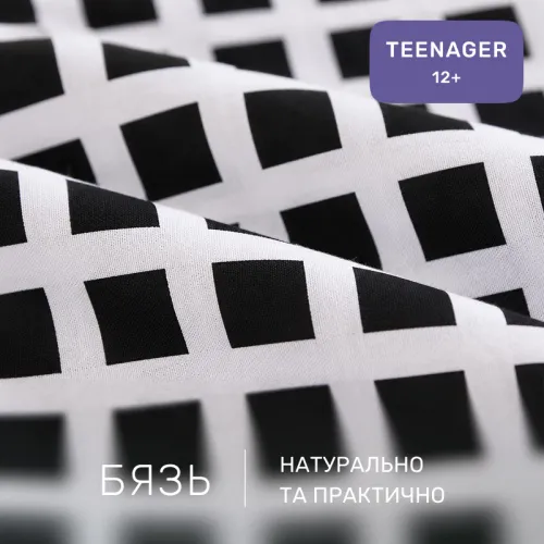 Комплект постельного белья Бязь TEENAGER 17-0748 Circles in Checks - 2