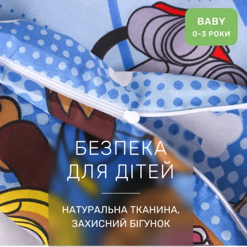 Комплект постельного белья Бязь BABY 17-0780 Paw Patrol blue - 3