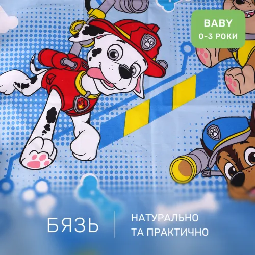 Комплект постельного белья Бязь BABY 17-0780 Paw Patrol blue - 2