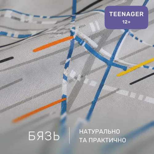 Комплект постельного белья Бязь TEENAGER 17-0853 Graphitea - 2