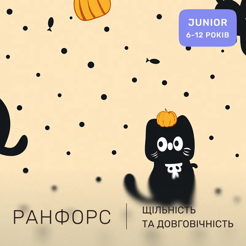 Комплект постельного белья Ranforce Elite JUNIOR 17-0856 Pumpkitty - 1