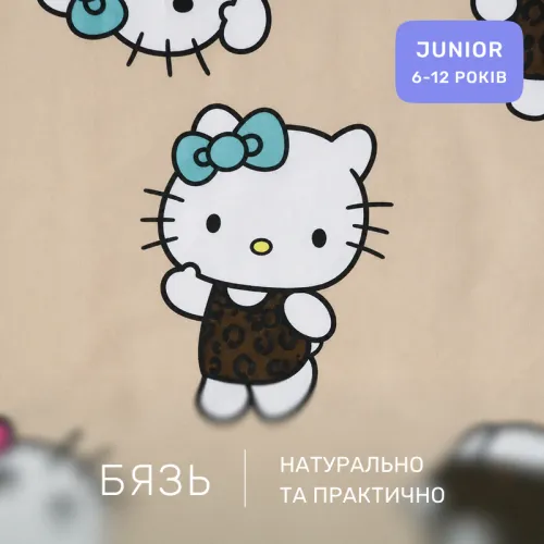 Комплект постельного белья Бязь JUNIOR 17-0866 Hello Kitty Style - 2