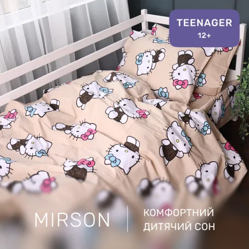 Комплект постельного белья Ranforce Elite TEENAGER 17-0866 Hello Kitty Style - 4