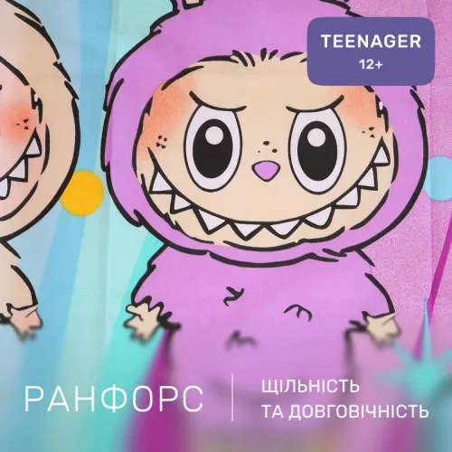 Комплект постельного белья Ranforce Elite TEENAGER 17-0882 Sweet Labubu - 2