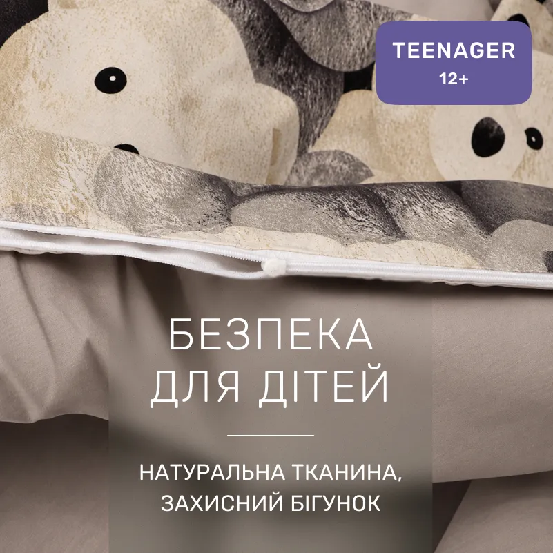 Комплект постельного белья  Бязь TEENAGER 17-0984 Teddy Cloud - 2