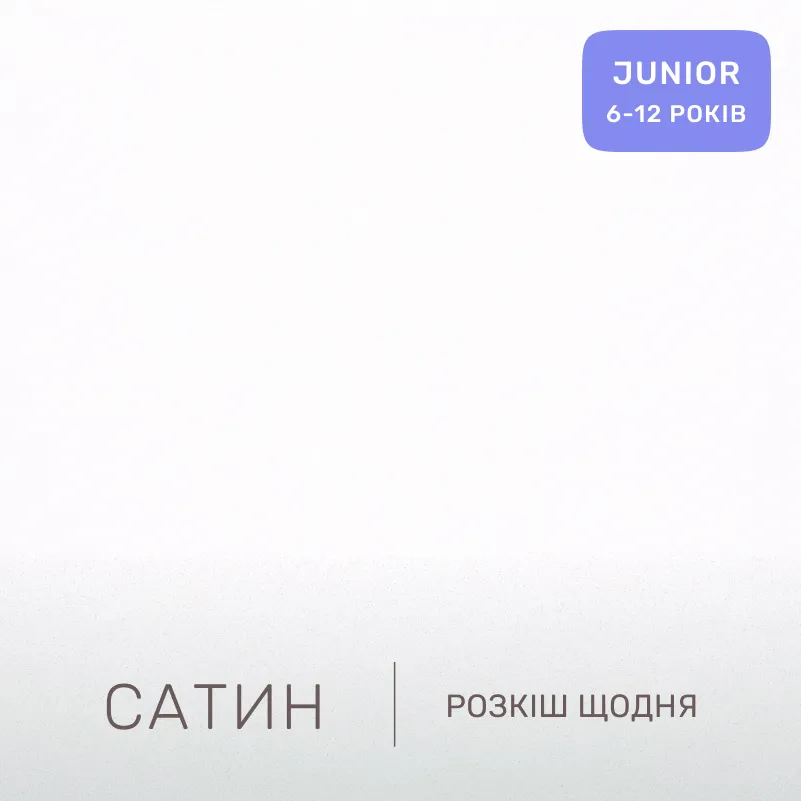 Комплект постельного белья Сатин JUNIOR 22-1377 Flowers on Snow - 1