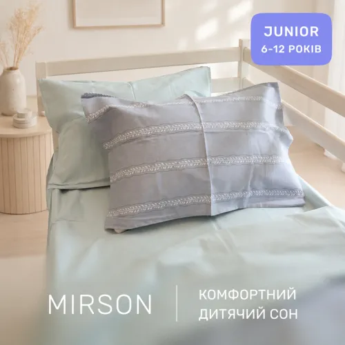 Комплект постельного белья Сатин JUNIOR 22-1378 Silver Vine - 4