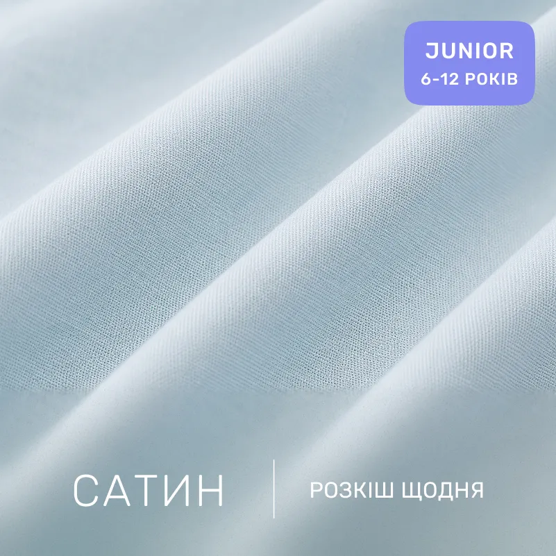 Комплект постільної білизни Сатин JUNIOR 22-1380 Grey Gleam - 1