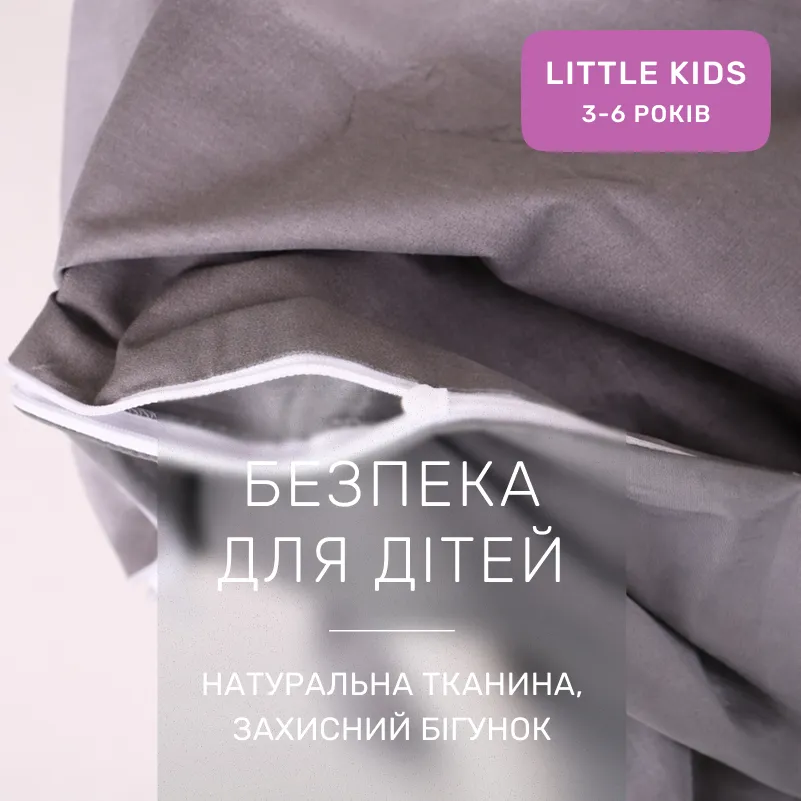 Комплект постельного белья Сатин LITTLE KIDS Kids Time 22-1402 Silvery Cats - 2