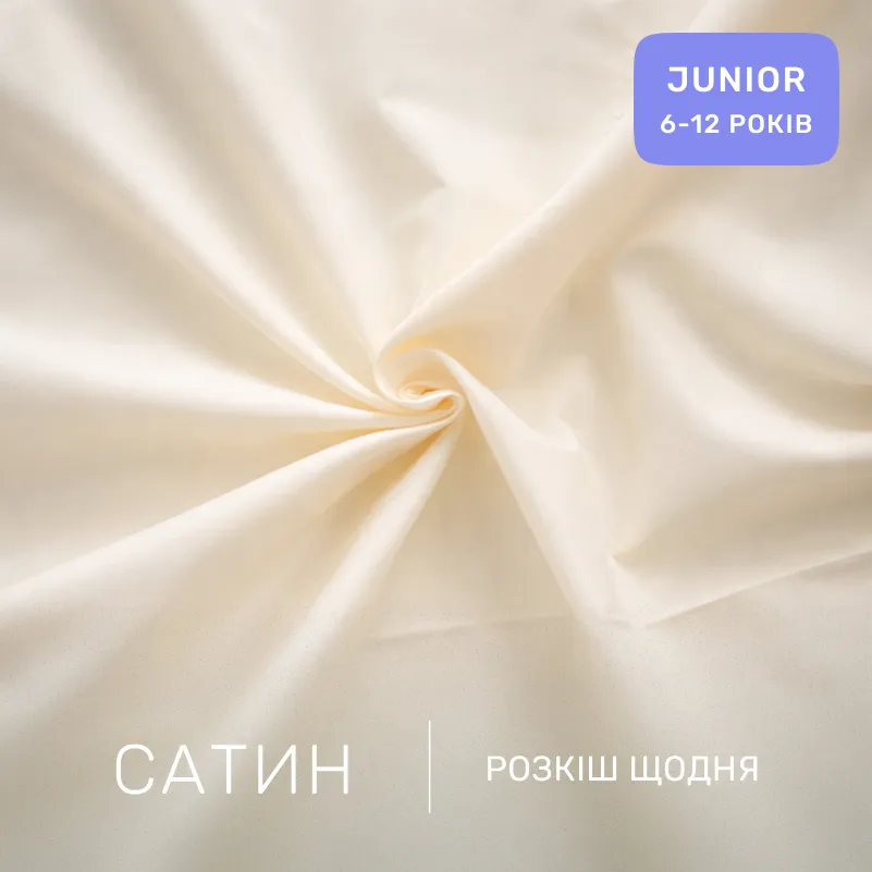 Комплект постельного белья Сатин JUNIOR 22-1413 Brown Geometry - 1