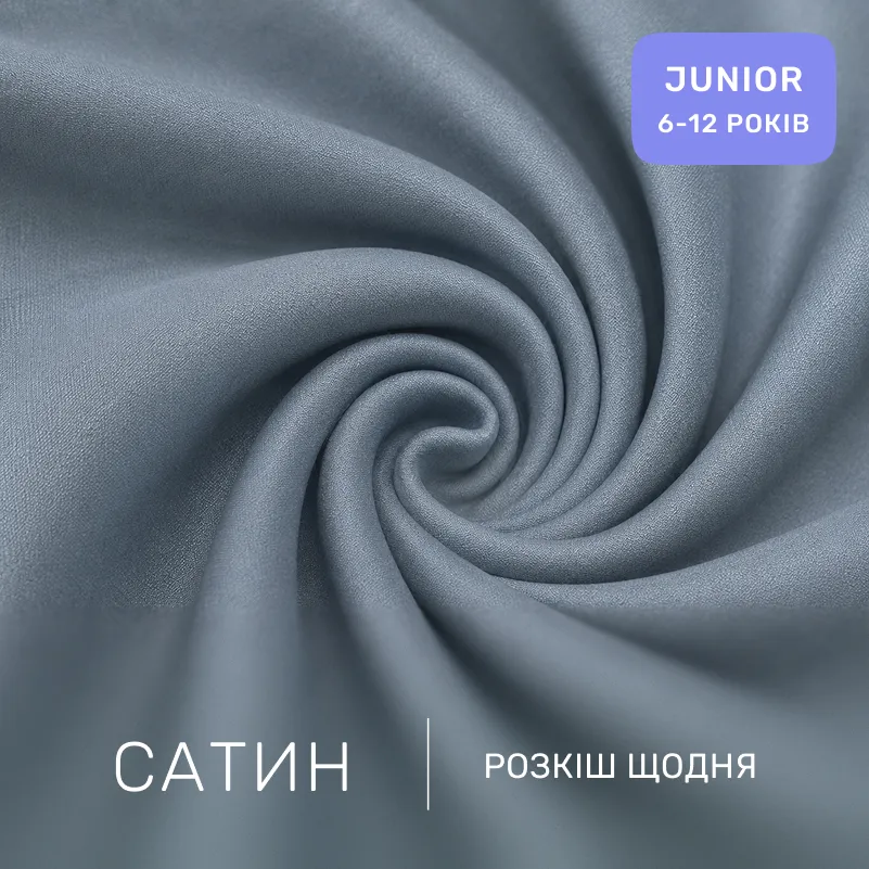 Комплект постільної білизни Сатин JUNIOR 22-1423 Thin stripe - 1