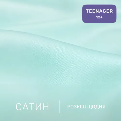Комплект постільної білизни Сатин TEENAGER 22-1463 Dandeline blue - 2