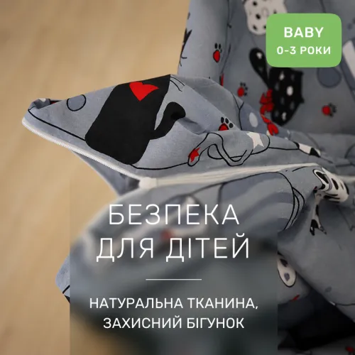 Комплект постельного белья Ranforce Elite BABY 17-0671 With Love, Cats - 3