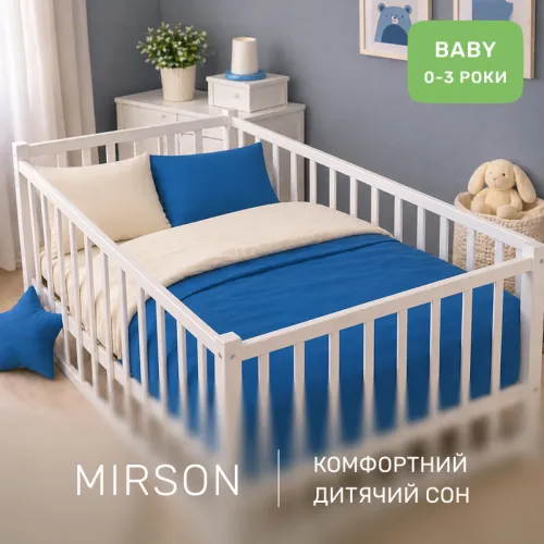 Комплект постельного белья  Бязь BABY Camillo (12-0712 + 17-4735) - 4