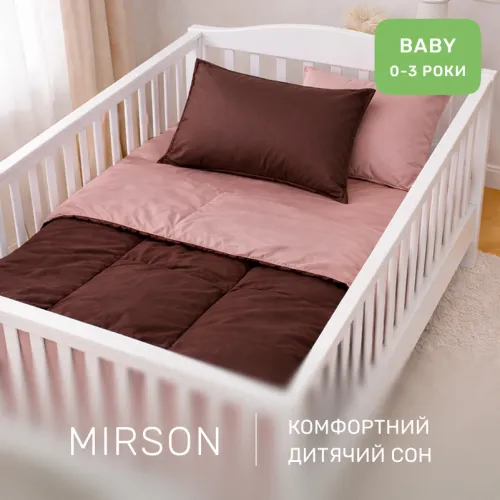 Комплект постельного белья Сатин BABY Cappuccino 0165+0211 - 4