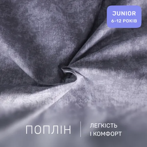 Комплект постельного белья  JUNIOR Poplin 00-7 pink flowers - 2