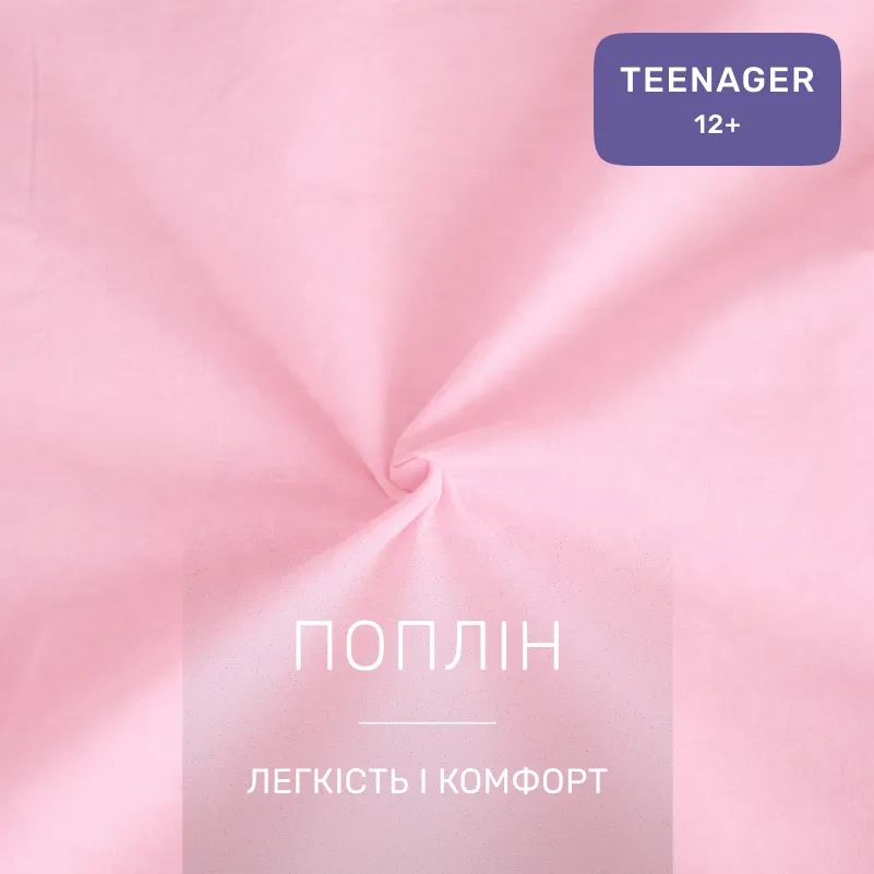 Комплект постільної білизни Поплін TEENAGER Poplin Line 018 + 015 Huskar - 1