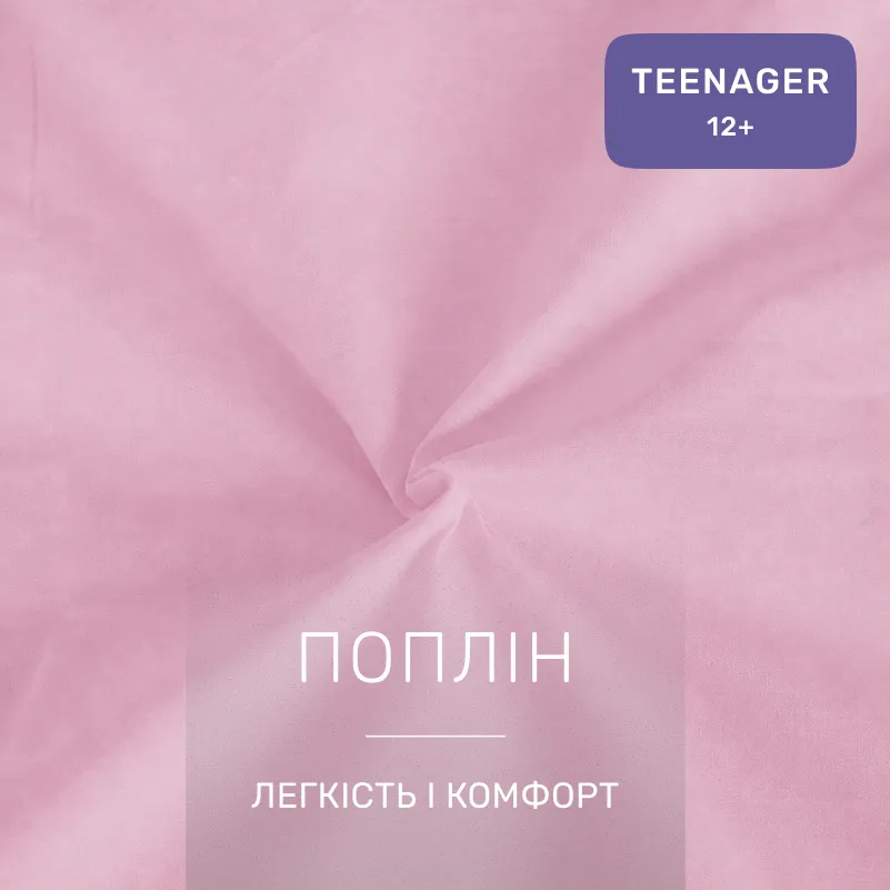 Комплект постільної білизни Поплін TEENAGER Poplin Line 018 + 054 Richelle - 1