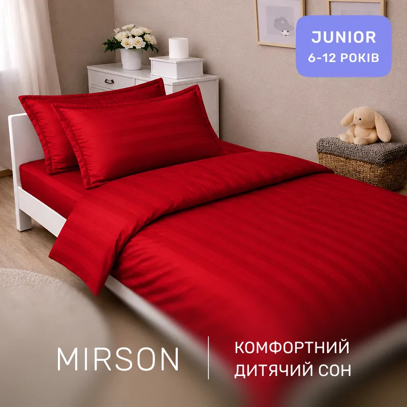 Комплект постільної білизни Сатин JUNIOR Satin Jacquard Aldo - 3