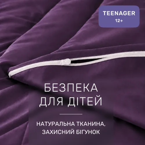 Комплект постельного белья Сатин TEENAGER Satin Light Pro 10-012 Violet - 3