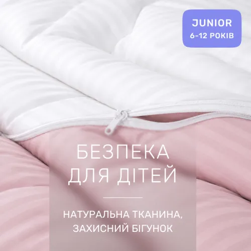 Комплект постельного белья Сатин JUNIOR Satin Stripe 30-0007 + 30-0001 Beatrisa - 3