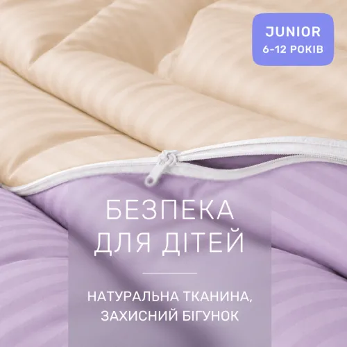Комплект постельного белья Сатин JUNIOR Satin Stripe 30-0007 + 30-0004 Evanjalin - 3
