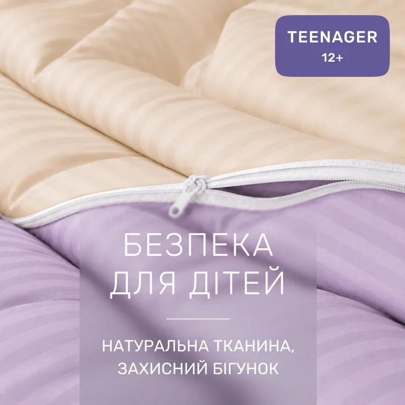 Комплект постільної білизни Сатин TEENAGER Satin Stripe 30-0007 + 30-0004 Evanjalin - 2
