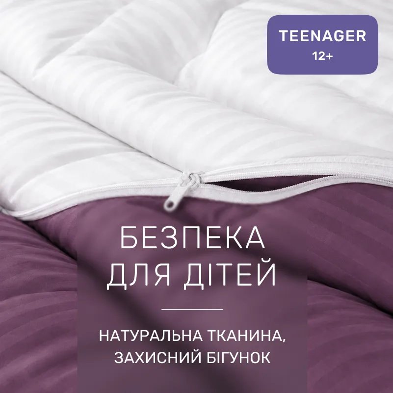 Комплект постільної білизни Сатин TEENAGER Satin Stripe 30-0008 + 30-0001 Bethseda - 2