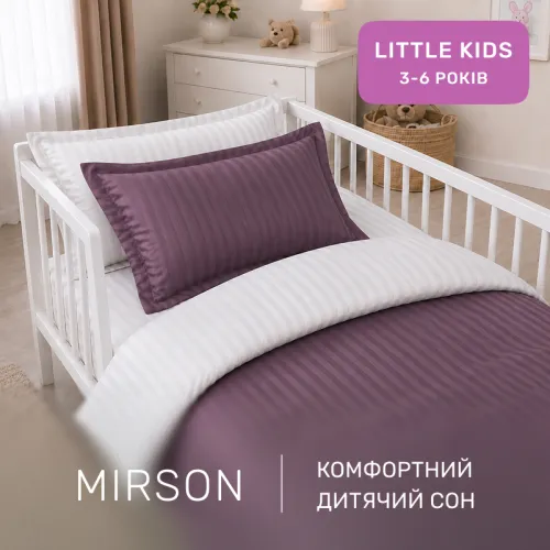 Комплект постельного белья Сатин LITTLE KIDS Satin Stripe 30-0008 + 30-0001 Bethseda - 4