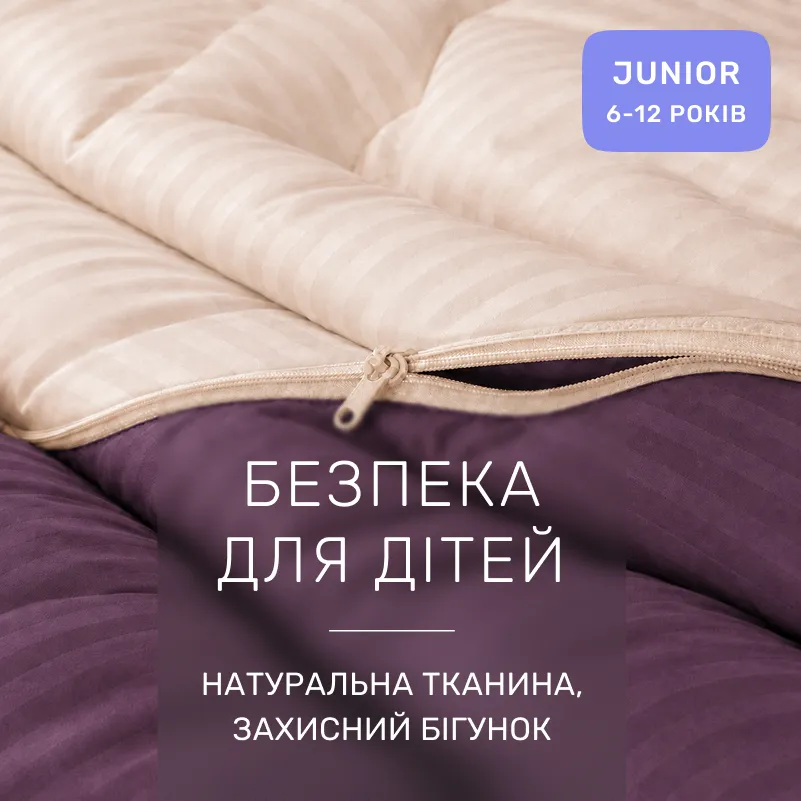 Комплект постельного белья Сатин JUNIOR Satin Stripe 30-0008 + 30-0004 Waleis - 2