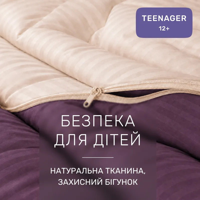 Комплект постельного белья Сатин TEENAGER Satin Stripe 30-0008 + 30-0004 Waleis - 2