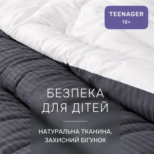 Комплект постельного белья Сатин TEENAGER Satin Stripe 30-0012 + 30-0001 Vevina - 3