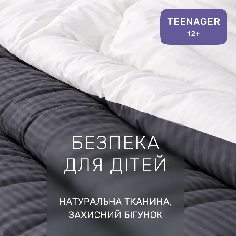 Комплект постельного белья Сатин TEENAGER Satin Stripe 30-0012 + 30-0001 Vevina - 2