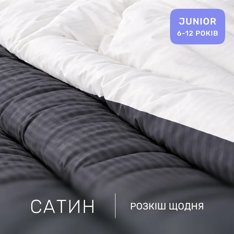 Комплект постельного белья Сатин JUNIOR Satin Stripe 30-0012 + 30-0001 Vevina - 1