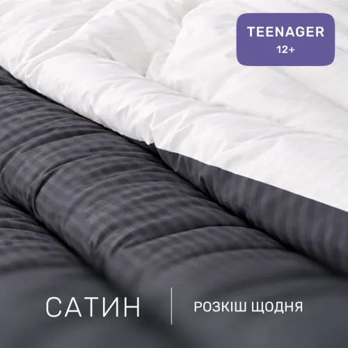 Комплект постельного белья Сатин TEENAGER Satin Stripe 30-0012 + 30-0001 Vevina - 2